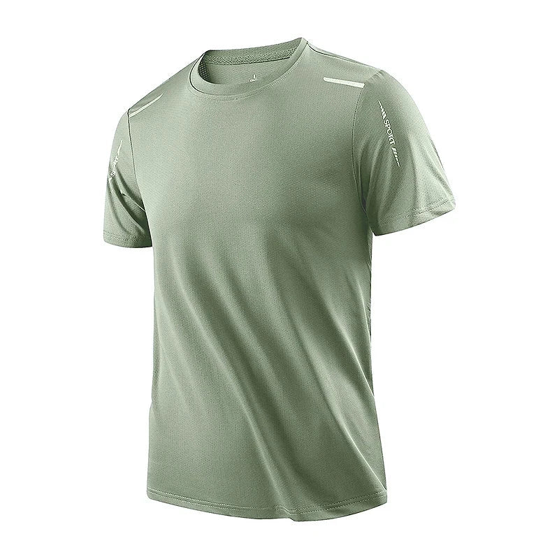 CHRLCK Men's Running Quick Drying T-shirts Breathable Hiking GlowCart