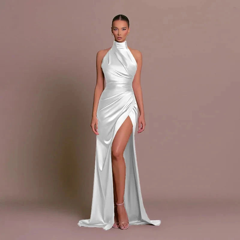 Womens Elegant Long Formal Evening Cocktail Party Dress Sexy GlowCart