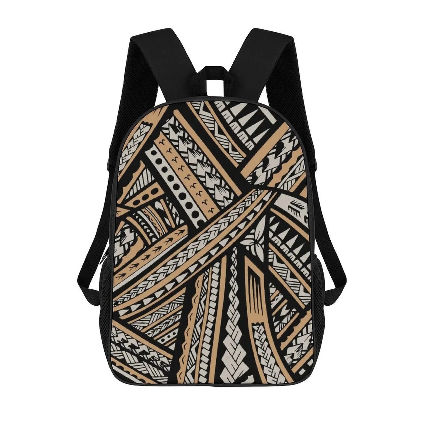 Artistic Polynesian Backpack Teens Adults School Laptop GlowCart