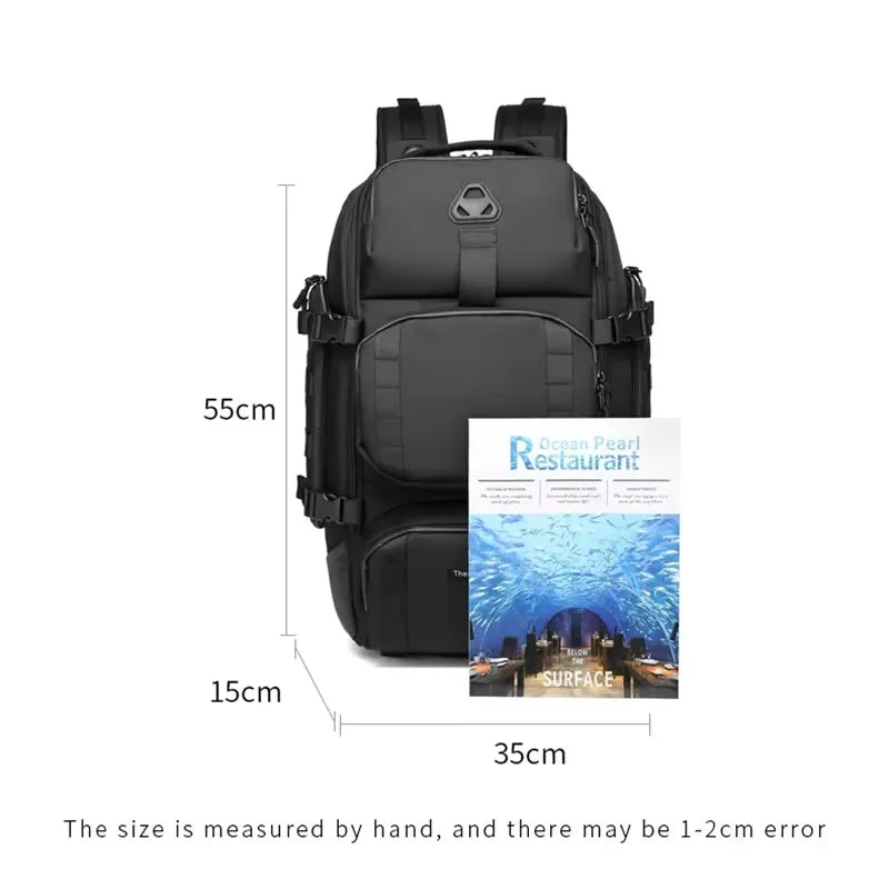 OZUKO Men's Large Capacity Travel Backpack Outdoor