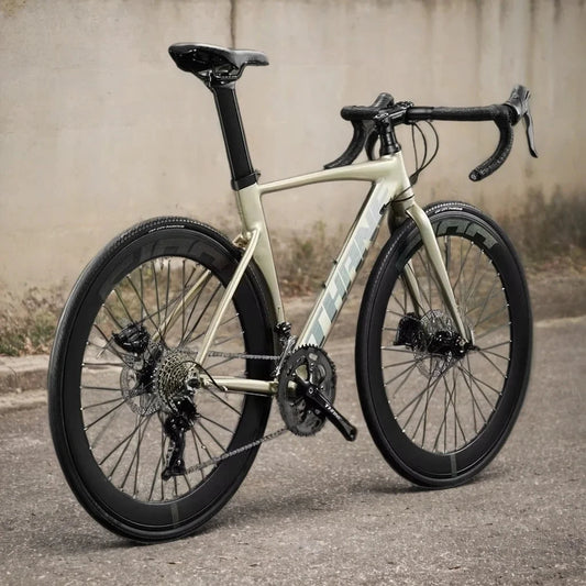 700C curved handle road bicycle 27 speed oil disc brake gravel bike ultralight aluminum alloy frame Road Racing bicicleta aldult GlowCart