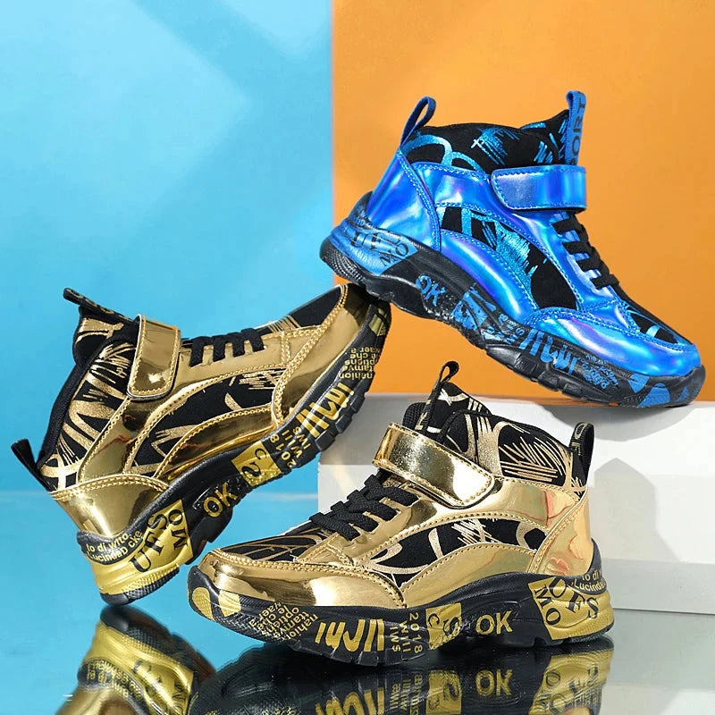 sAutumn breathable boys and children's sports shoes casual running shoes GlowCart