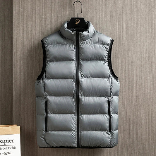 Men's Down Jacket Warm Down Cotton Vest Fashion Warm Running GlowCart