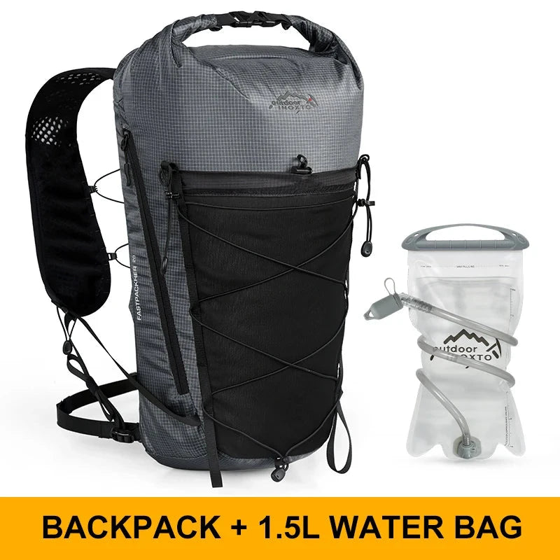 Hiking Backpack for Men and Women, Waterproof Camping GlowCart