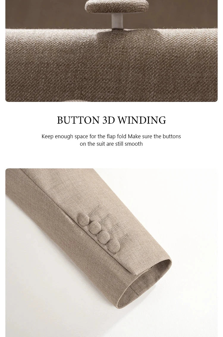 ST Cassy Elegant man suit for wedding peach Slim Fit Double GlowCart