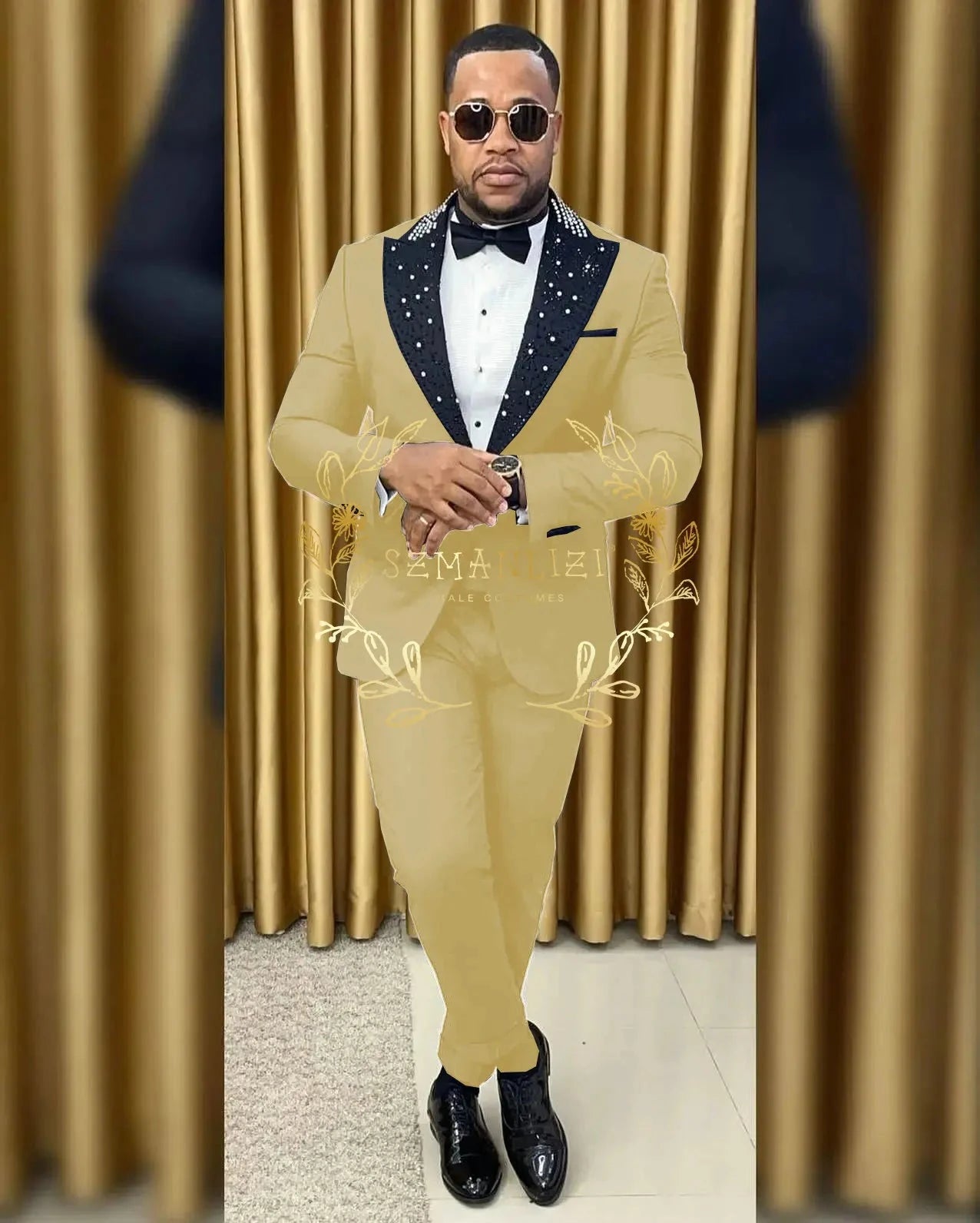 Luxury Wedding Suits For Men Groom Wear Tuxedos Handmade GlowCart