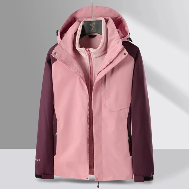 Hiking Jacket Waterproof 3 in 1 Women's Winter Jackets GlowCart