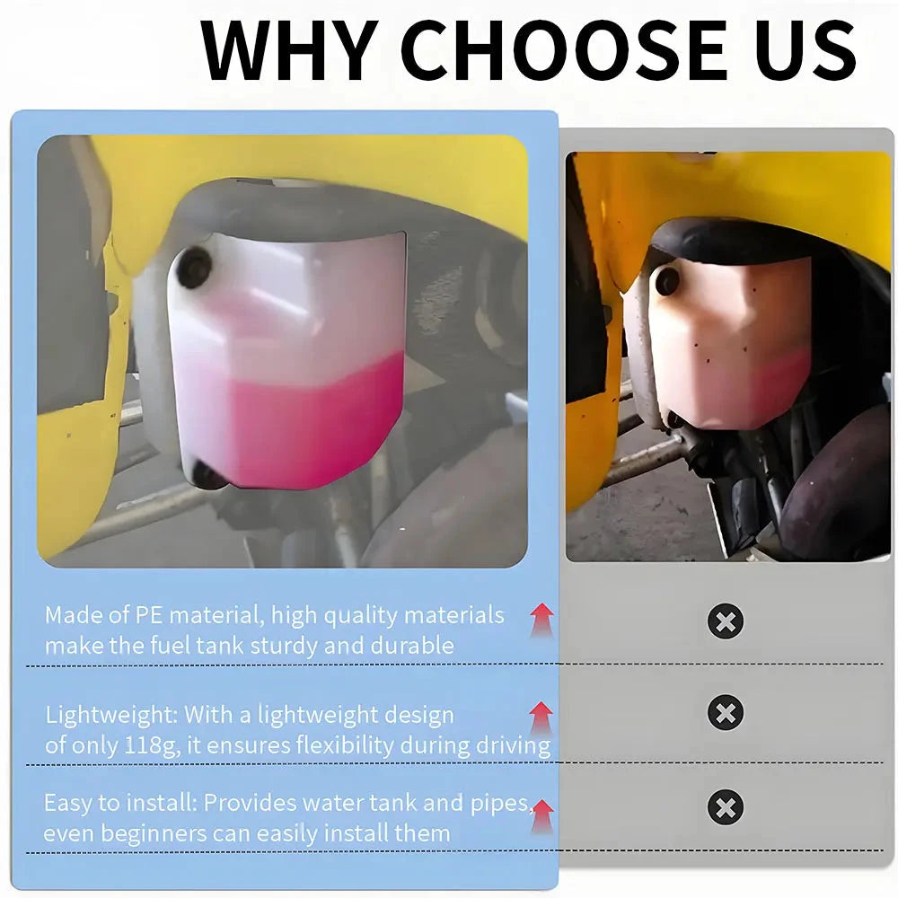 Radiator Tank Water Tank Coolant Bottle Overflow Reservoir Tank Motorcycles Parts For Suzuki LTZ 400 LTZ400 ATV GlowCart