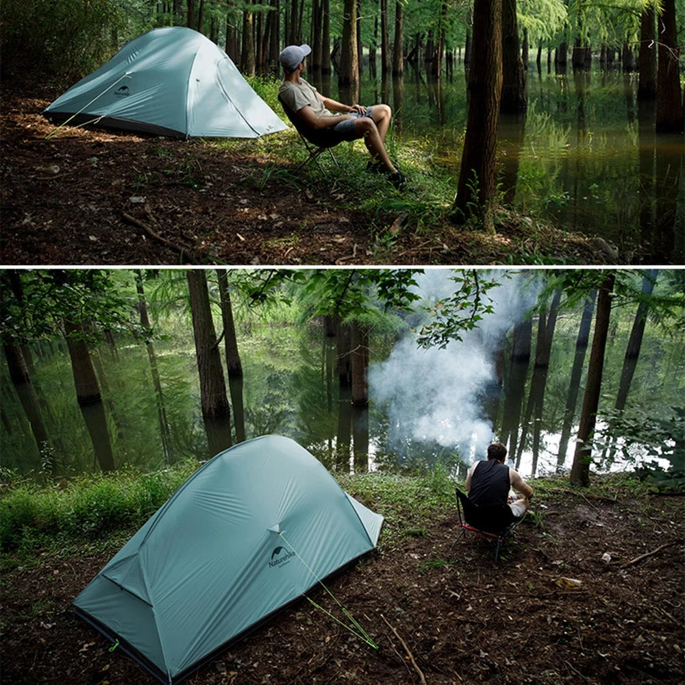 Naturehike Cloud Up Pro Camping Tent 2 Person Ultralight GlowCart