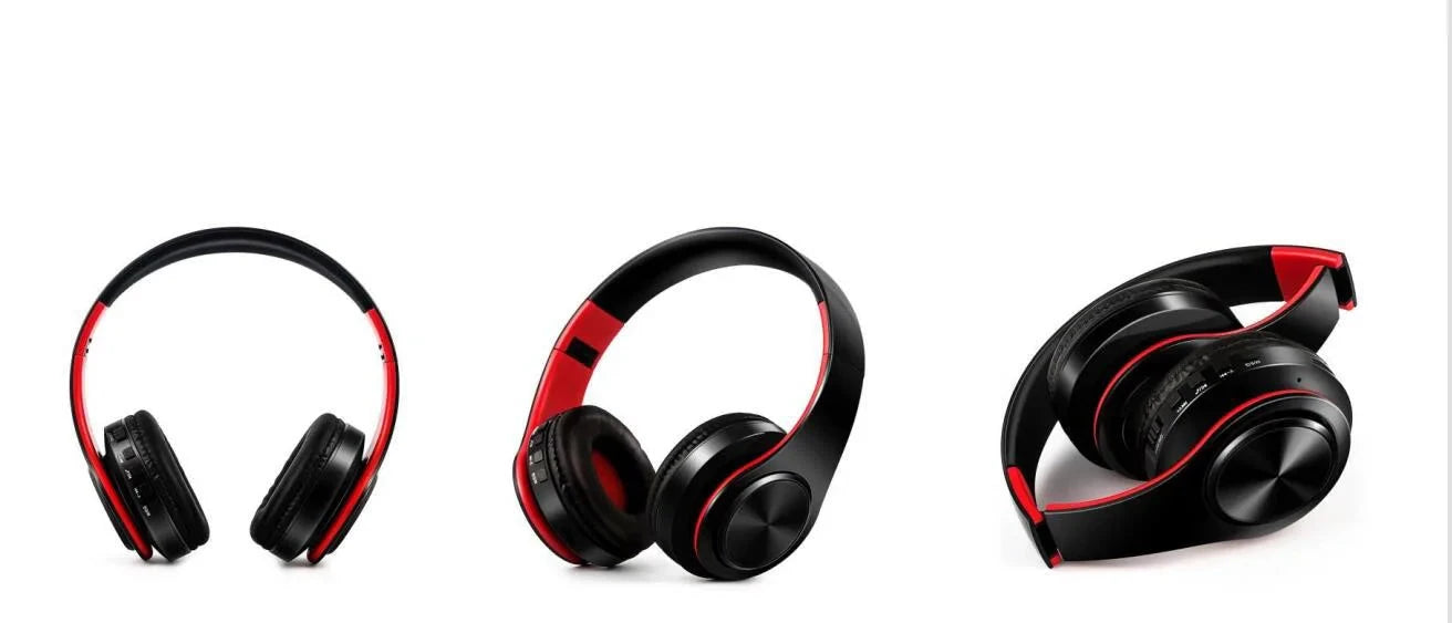 Men Gift Gold Wireless Headphones Bluetooth Earphone Stereo GlowCart