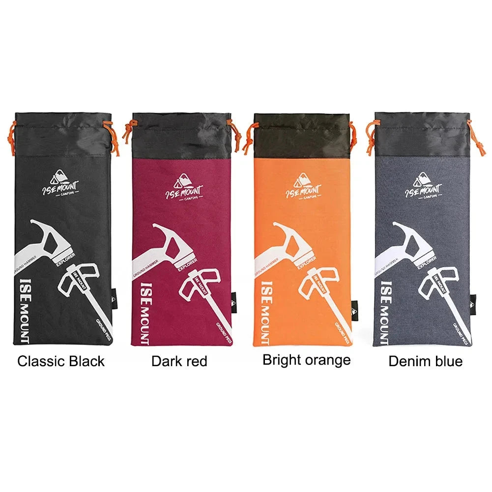 Oxford Cloth Camping Tent Stake Bag Portable Stake Storage GlowCart