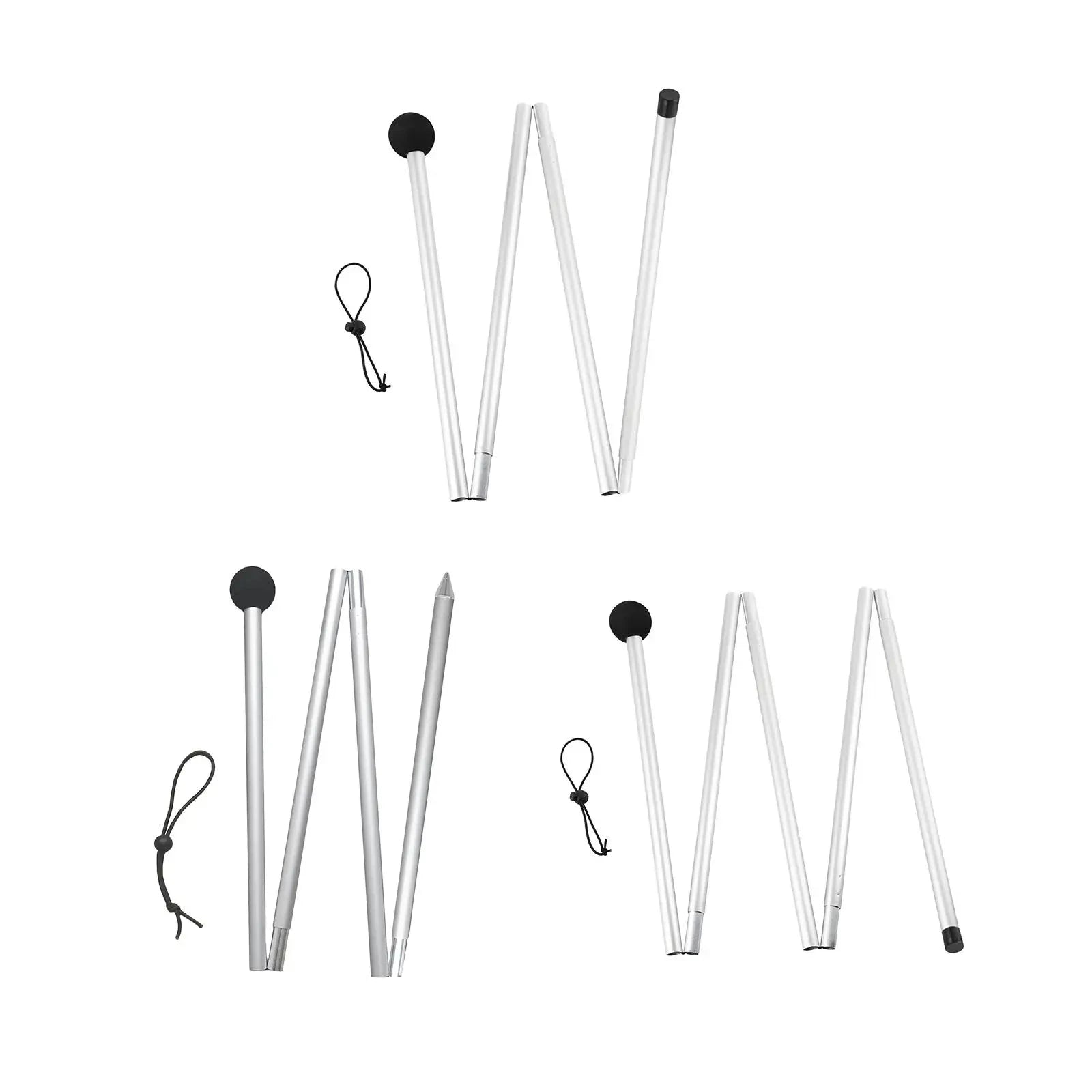 Tent Poles Telescoping Aluminum Alloy Stand Canopy Poles GlowCart