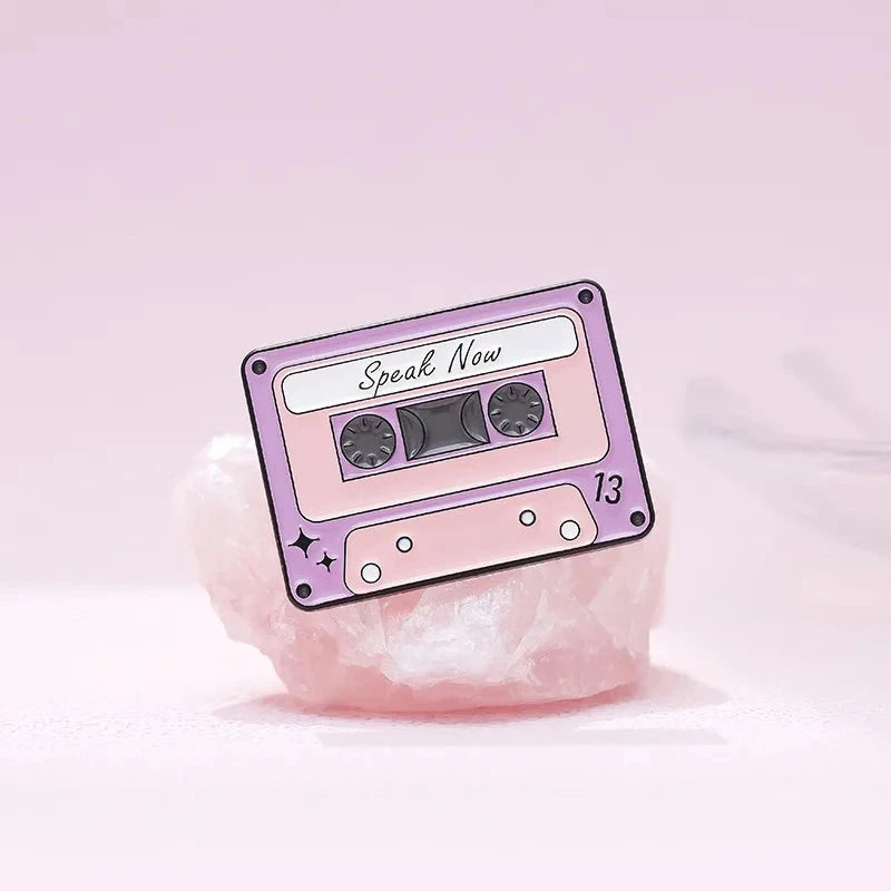 Taylor Midnights Radio Station Enamel Pins 80's Retro Radio GlowCart