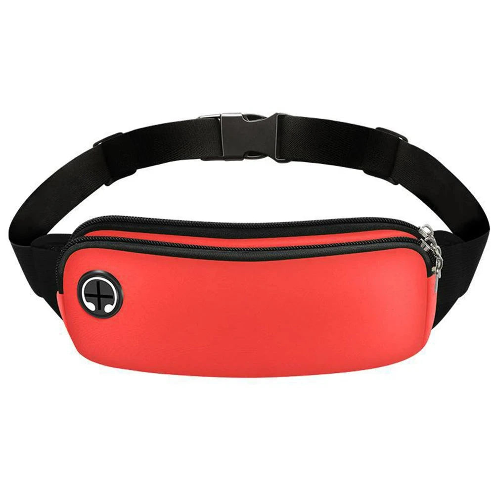 Sport Waist Pack Large Capacity Hydration Belt Pack Multifunction Water Bottle Holder Bag Waterproof for Running Cycling GlowCart