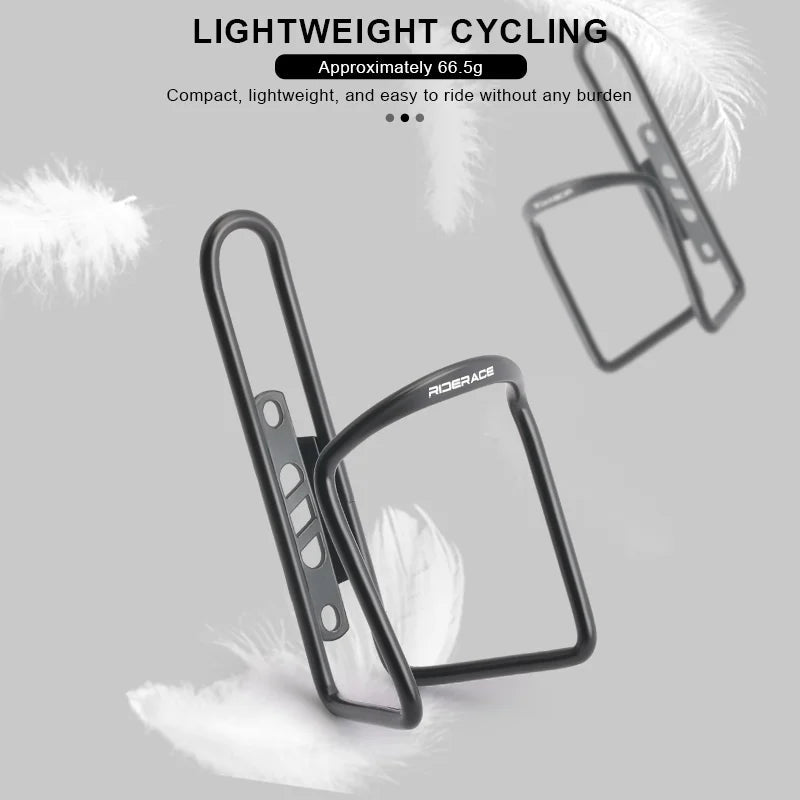 Bicycle Water Bottle Holder Aluminum Alloy Lightweight Mountain Road Bike Bottle Cage Cycling One-Piece Drink Water Cup Stand GlowCart