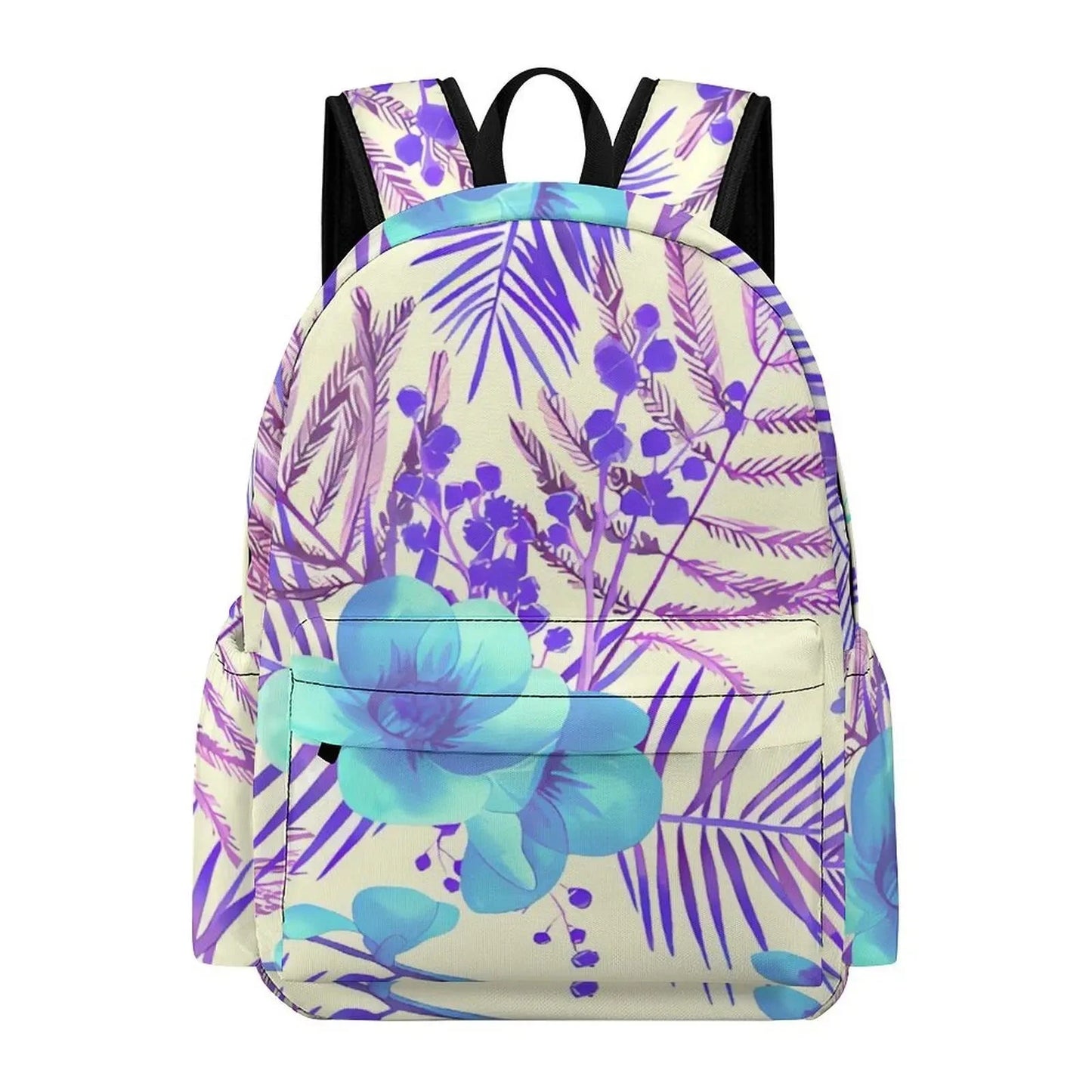 Floral Printed 3d Printed Schoolbags For Boys And Girls GlowCart