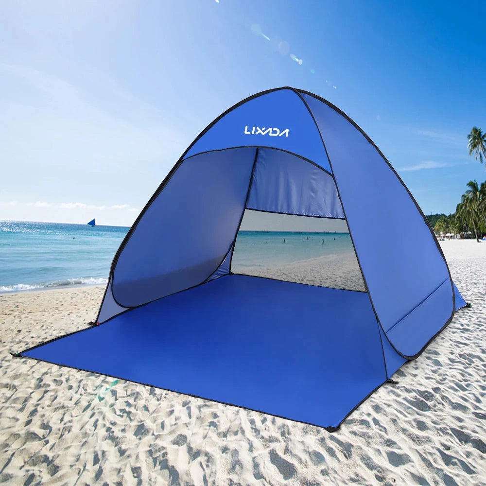 Lixada Automatic Instant Pop Up Beach Tent Lightweight GlowCart