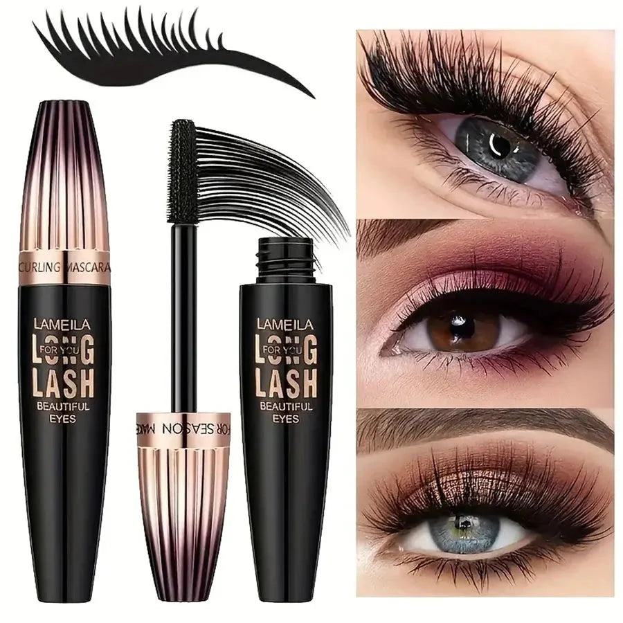 Waterproof 4D Mascara Thick Long Smudge-proof Plump GlowCart