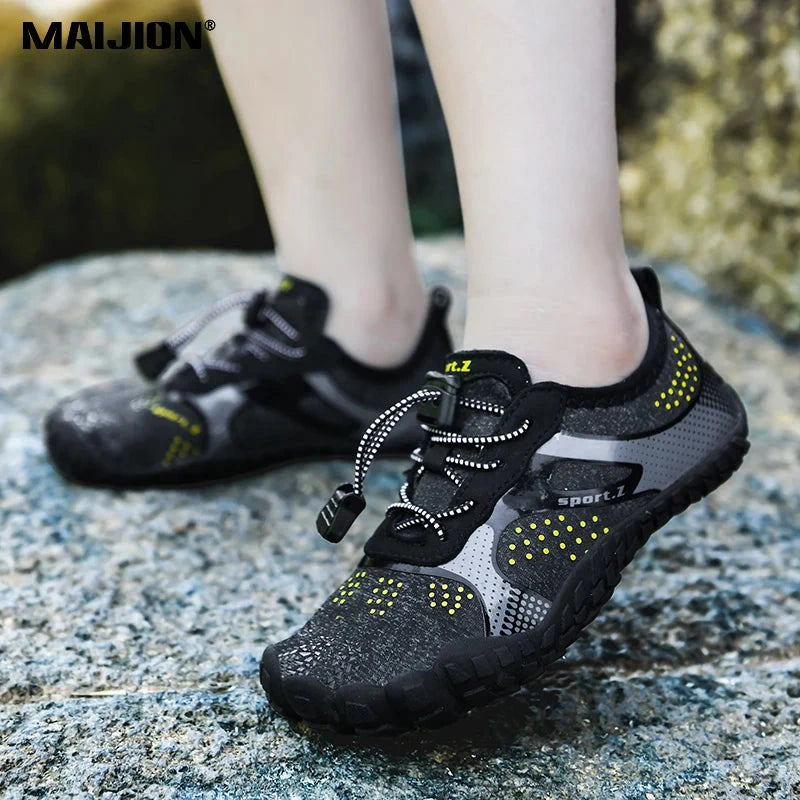 Children Quick Dry Wading Sneakers Boys Girls Light Breathable Beach Aqua Shoes Kid's Elastic Non-slip Water Sports Shoes GlowCart