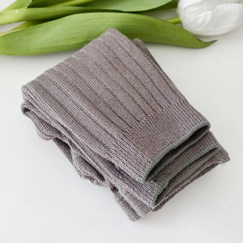 1-6 Years Girls Toddler Baby Basic Ribbed Sweater and Leggings Footless Tights Kids Little Girls Dress Bottom Top Pants GlowCart