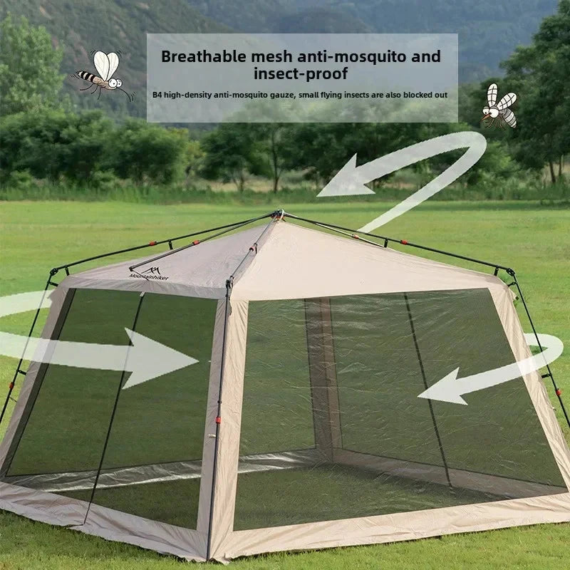 MOUNTAINHIKER Outdoor Camping Anti Mosquito Net Automatic GlowCart