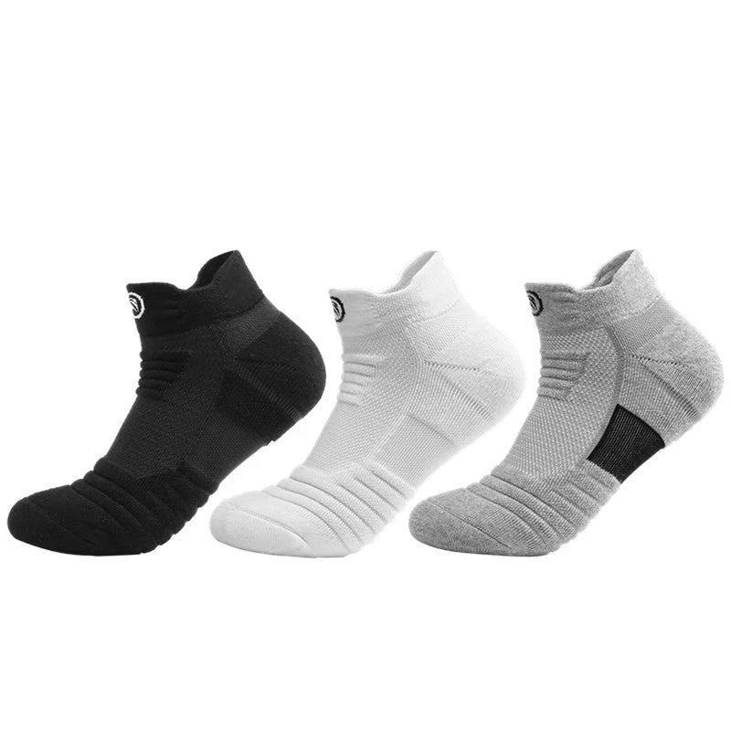 3/6 Pairs Sports Socks For Man High Quality Comfortable Breathable Basketball Short Socks Casual Fashion Low-cut Ankle Socks GlowCart