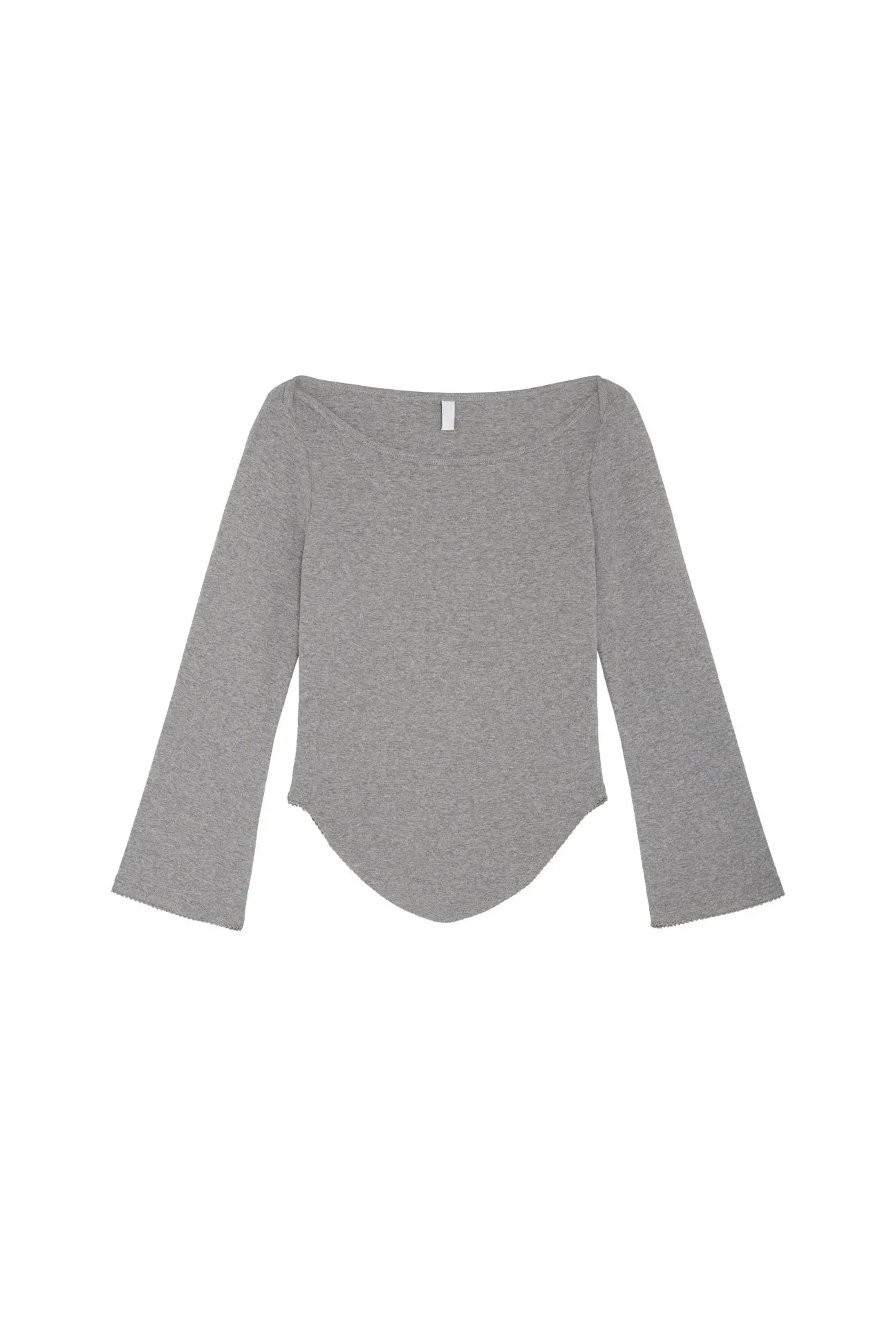 Cou Autumn Three-Quarter Sleeve Pink Round Neck Long-Sleeve GlowCart