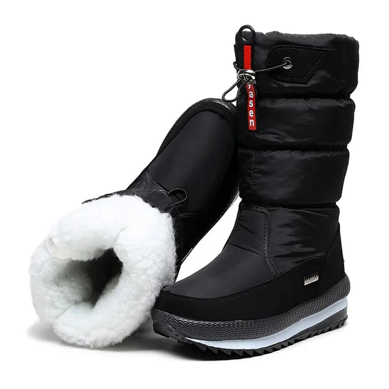 Winter Boots Thick Plush Waterproof Non-slip Boots Fashion GlowCart