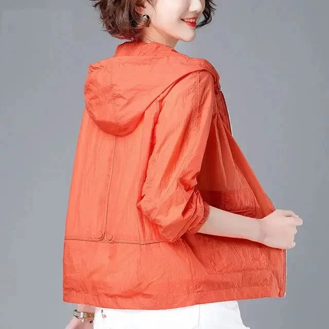 2025 New Summer Jacket Women Hooded Sun Protection Clothing GlowCart