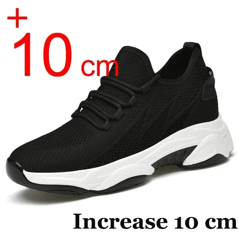 Increasing men sneakers casual heightening shoes 8cm height GlowCart