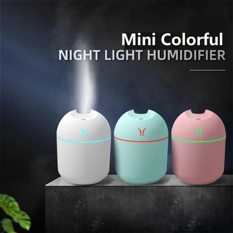 250ML USB Mini Air Humidifier Aroma Essential Oil Diffuser GlowCart