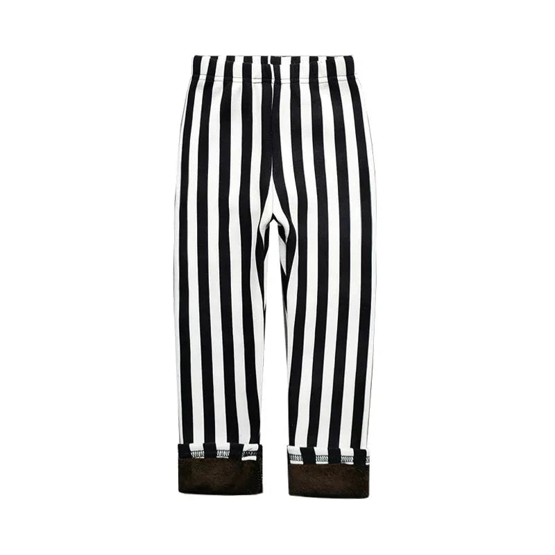 Children's Clothes Girl Pants Autumn Winter Fleece Keep Warm Leggings Tights For Girls Vintage Floral Warm Trousers 2-11 Year GlowCart