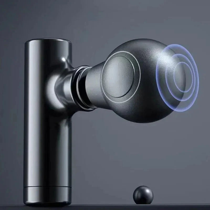 Mini Massage Massage LCD Screen 6 Heads Gun Muscle Massager GlowCart