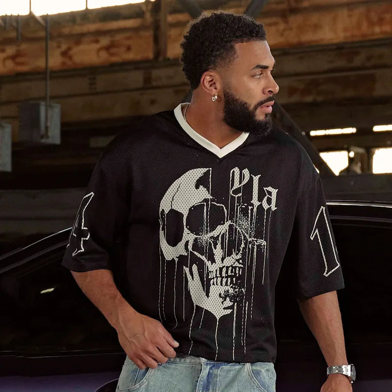 T-shirts Men Summer New Sports Men T-shirts Leisure Round Neck Fashion Loose And Comfortable Clothing Gym Running Shirts man GlowCart