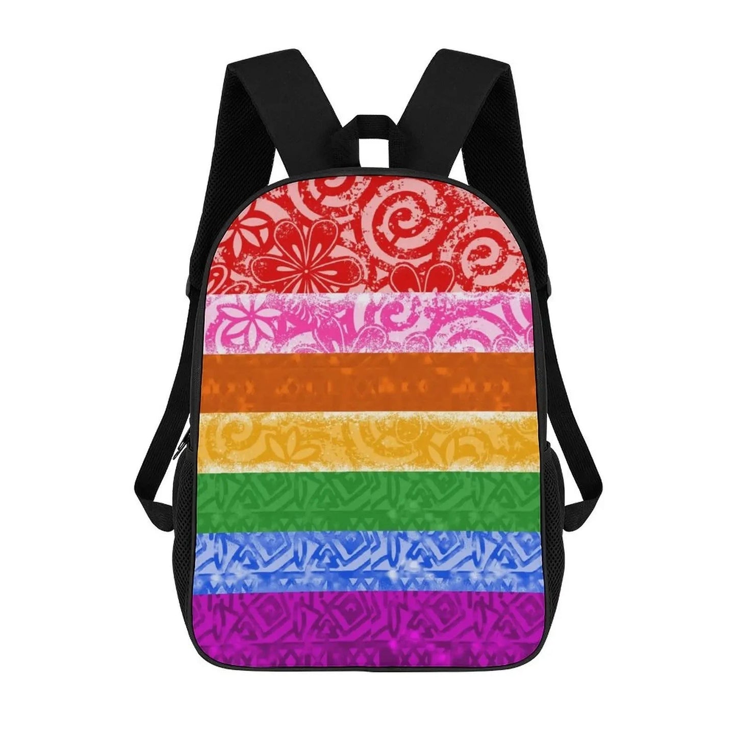 Artistic Polynesian Backpack Teens Adults School Laptop GlowCart