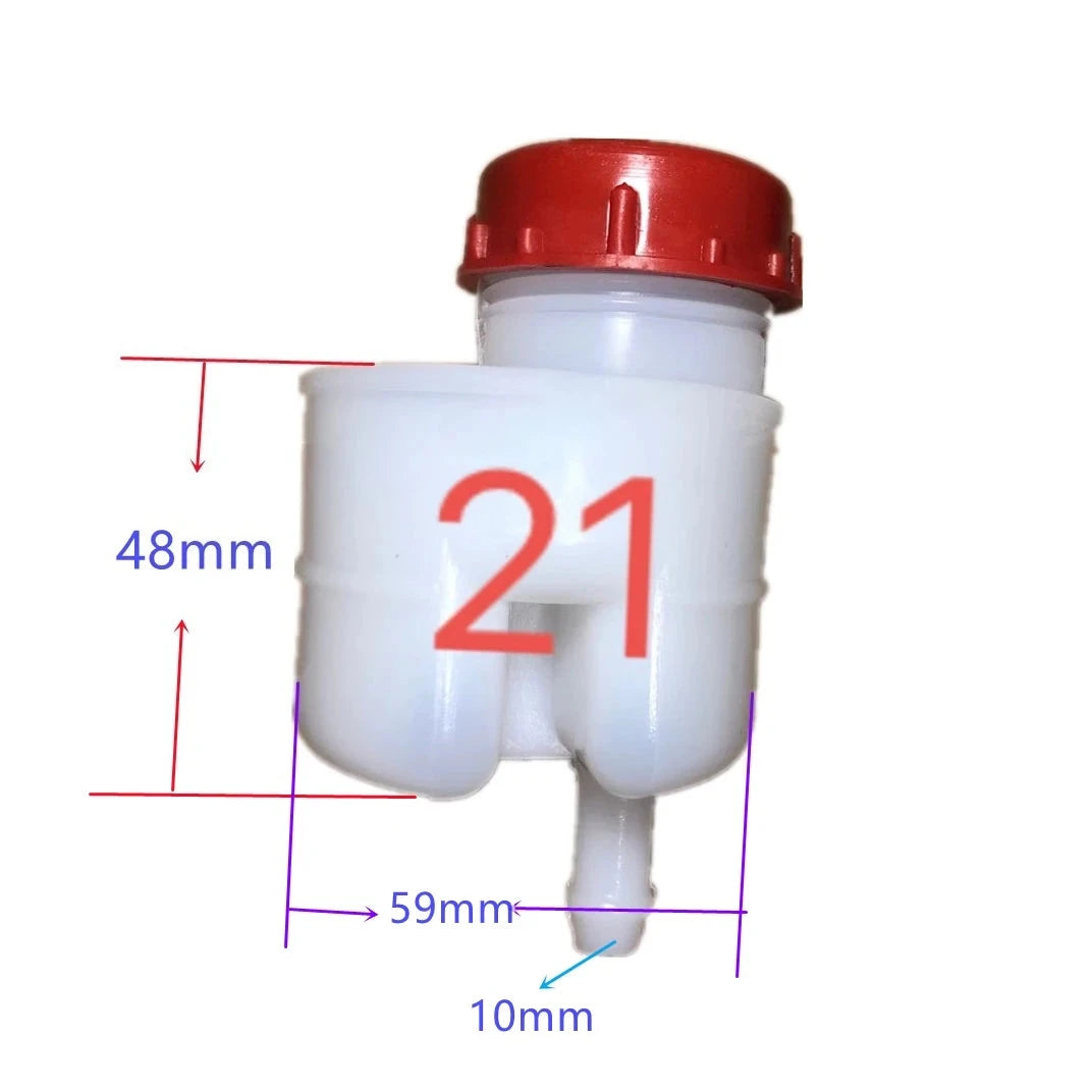 Brake Fluid Reservoir For Brake and Clutch Fluid Truck Electric Tricycle Agricultural Vehicle Braking liquid Bottle 1PC GlowCart