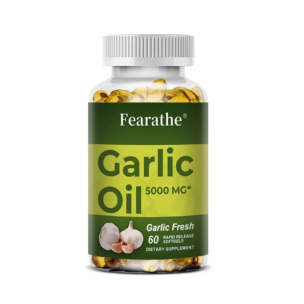 Premium Garlic Fresh 5000mg, Garlic Oil Dietary Supplement GlowCart