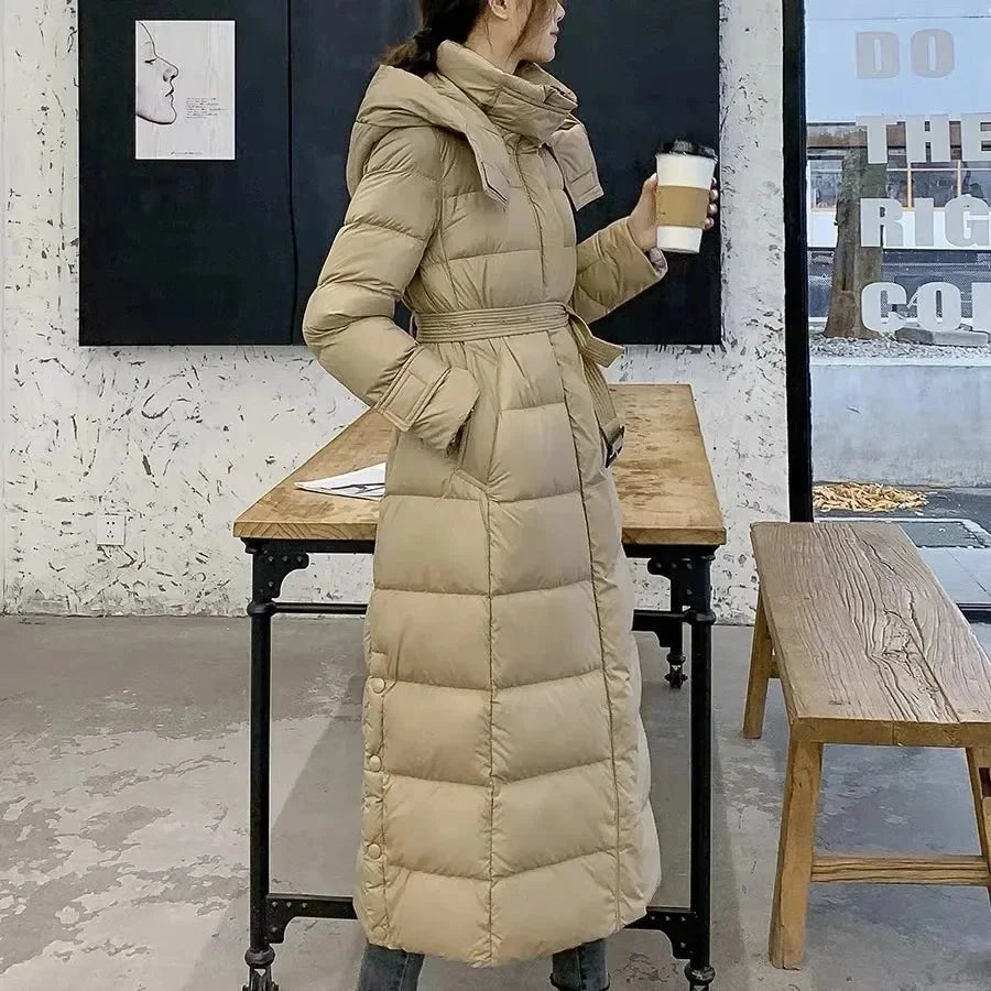 Black duck down Hooded Coats Winter 2025 New Fashion Women's GlowCart