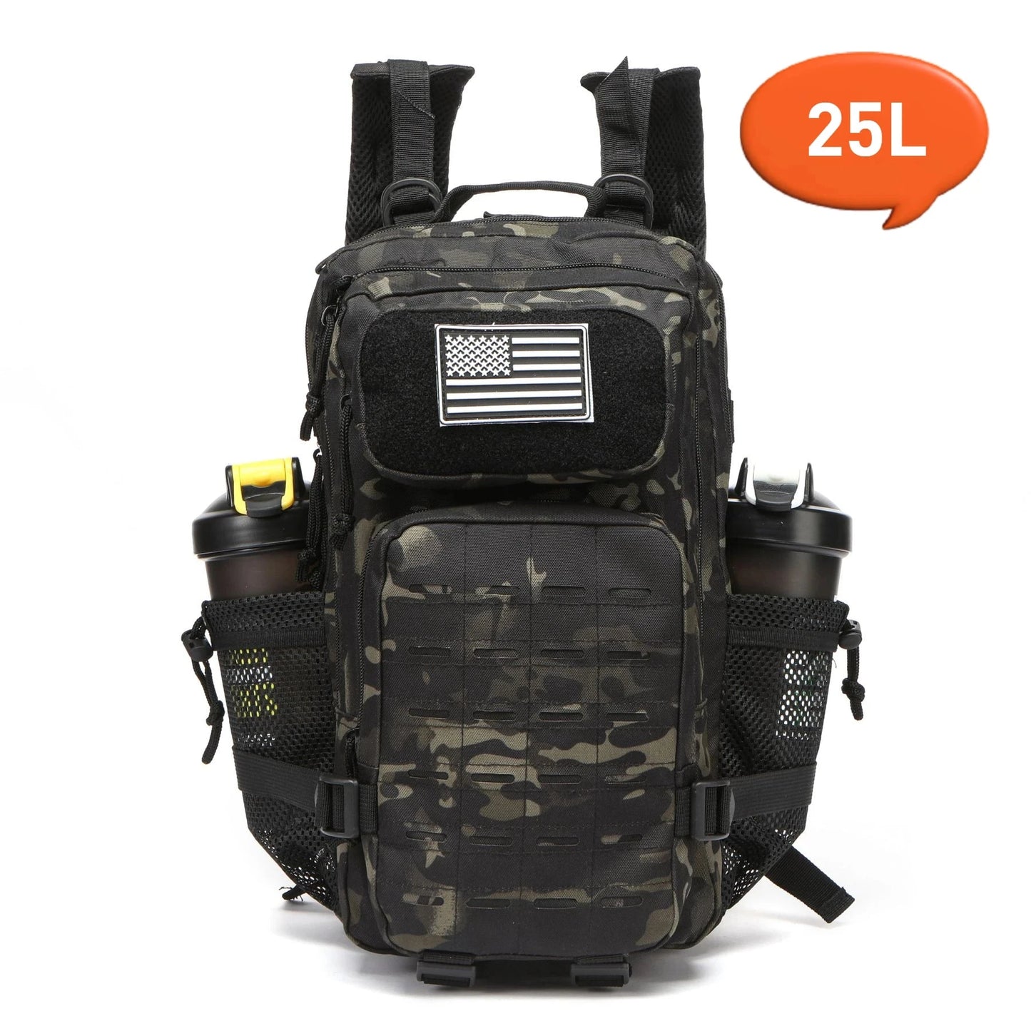 25L/50L Tactical Backpack Bag Hunting MOLLE Backpack GYM For GlowCart