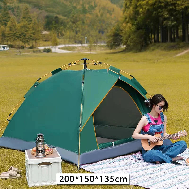 Outdoor Double-layer Tent Fully Automatic Quick Opening Tent GlowCart