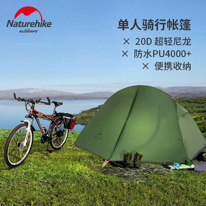 Naturehike Cycling Tent 1 Person Ultralight Backpacking Tent GlowCart