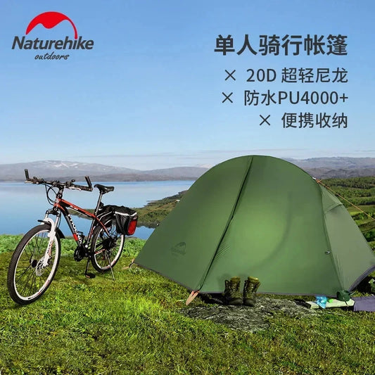 Naturehike Cycling Tent 1 Person Ultralight Backpacking Tent GlowCart