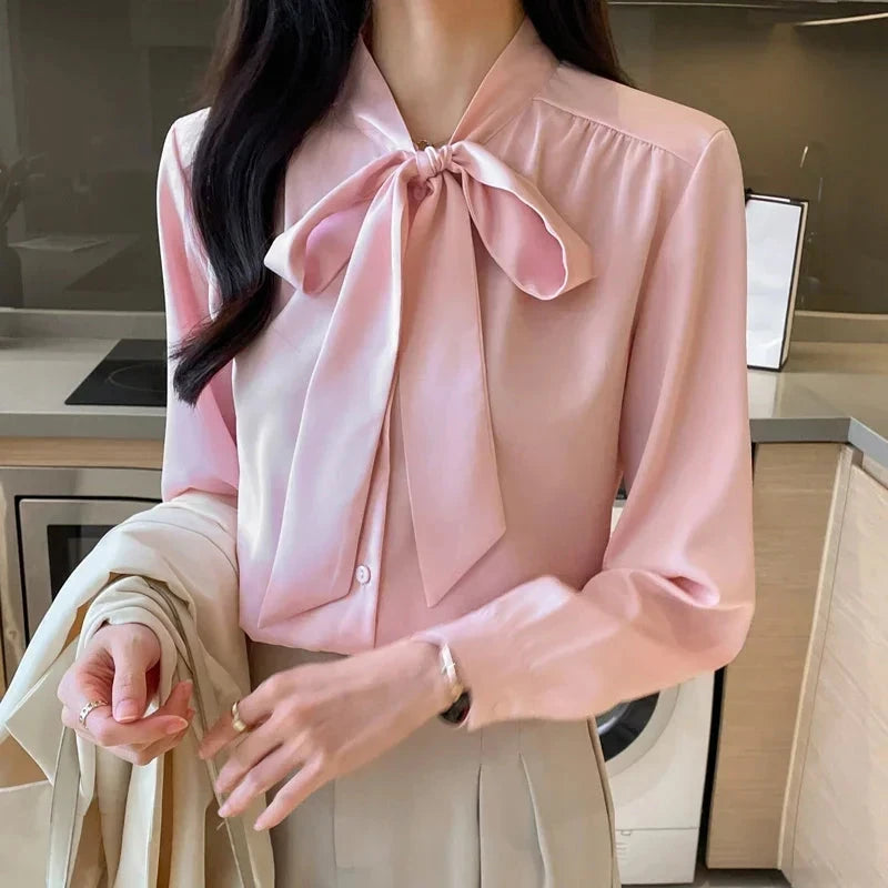 2024 Autumn Shirt for Women Korean Fashion Long Sleeve GlowCart