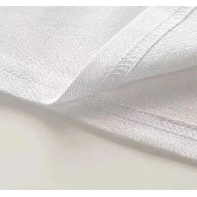 Summer American Alphabet Print Graphic T-shirt Y2k Top GlowCart