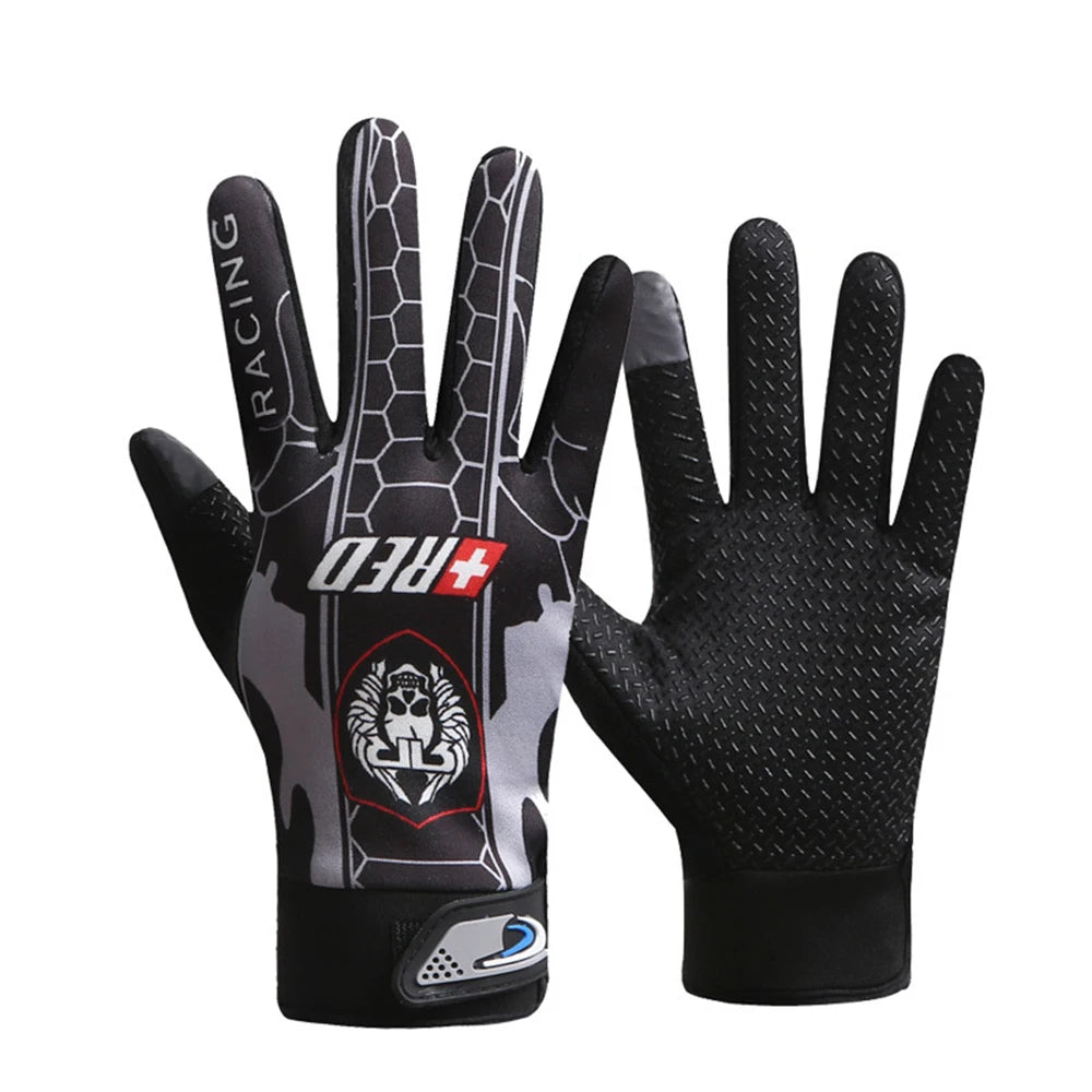 Cycling Gloves Men Anti-slip Full Finger Motorcycle Spring Autumn Gloves Hiking Fishing Touchscreen Outdoor Adventure Gloves GlowCart