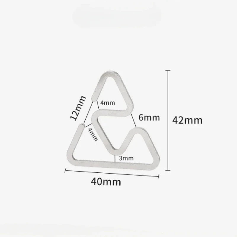 1pc Outdoor stainless steel hooks are not easy to slide GlowCart