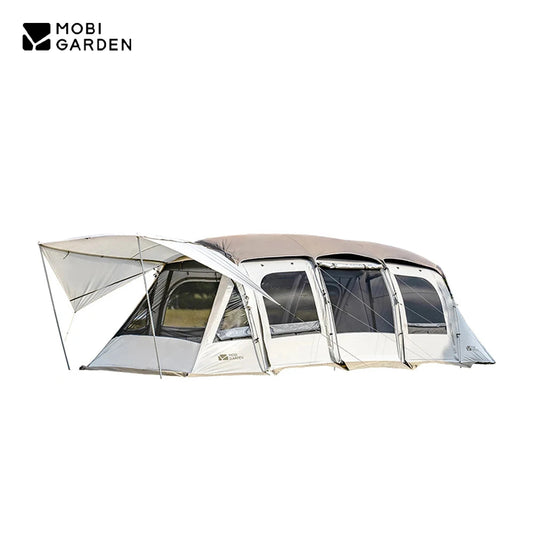 MOBI GARDEN Moby Garden Camping LS4 Tunnel Tent Living Shell GlowCart