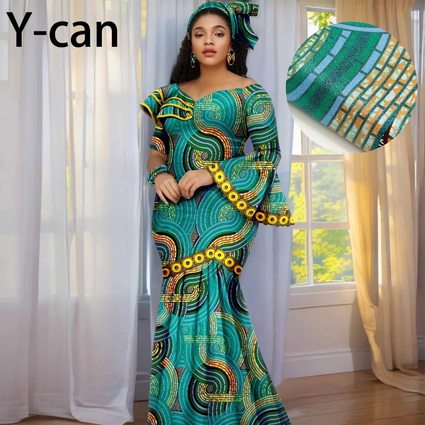 New Fashion African Birthday Dresses for Women Luxury Ankara GlowCart
