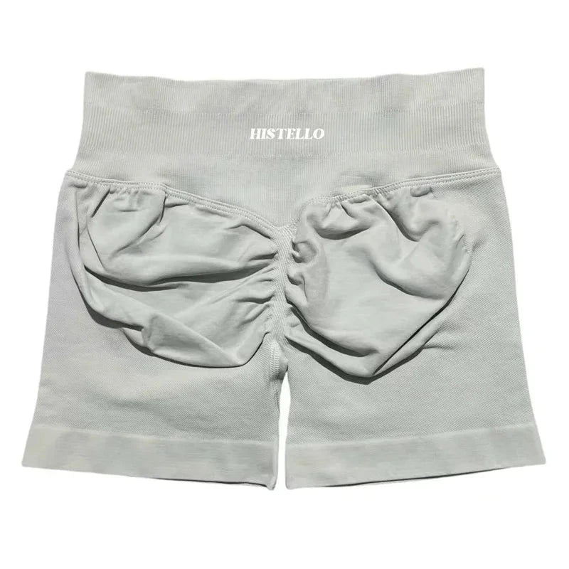 HISTELLO Impact Shorts Df Substitute High Waist Women Yoga Workout Short Seamless Leggings Stretch Fitness Running Gym Shorts GlowCart