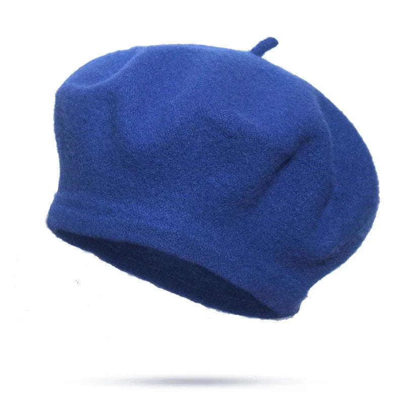 New Multi-color Wool Thick Berets Winter Autumn Artist GlowCart